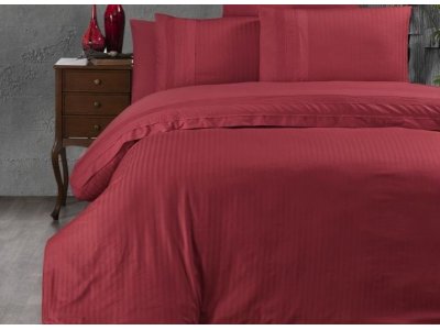 Постельное белье First Choice - Dark Gala Red (Turkey), евро комплект